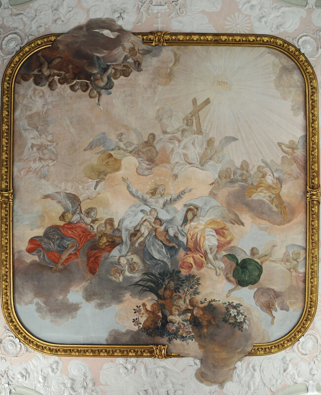 Deckenfresko Kapelle 